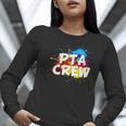 PTA Crew Back To School Volunteer Board Mom Parent Teacher Women Long Sleeve T-Shirt, funny gift