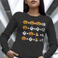 Pumpkin Ghost Equation Math Teacher Halloween Costume Women Long Sleeve T-Shirt, funny gift