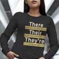 There Their They'Re T Shirt English Grammar Teacher For Men Women Women Long Sleeve T-Shirt, English Teacher Shirts, funny gift There Their They'Re T Shirt English Grammar Teacher For Men Women Women Long Sleeve T-Shirt, English Teacher Shirts, funny gift