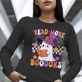 Read More Books Ghost Reading Book Teacher Halloween Women Long Sleeve T-Shirt, funny gift Read More Books Ghost Reading Book Teacher Halloween Women Long Sleeve T-Shirt, funny gift