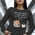 Reading 67 Six Seven Meme English Teacher Book Lover Women Long Sleeve T-Shirt, English Teacher Shirts, funny gift