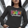 Reading Specialist Back To School Reading Teacher Women Long Sleeve T-Shirt, funny gift Reading Specialist Back To School Reading Teacher Women Long Sleeve T-Shirt, funny gift