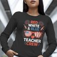 Red & Blue Teacher Crew Shirt 4th Of July Sunglasses Women Long Sleeve T-Shirt, funny gift Red & Blue Teacher Crew Shirt 4th Of July Sunglasses Women Long Sleeve T-Shirt, funny gift