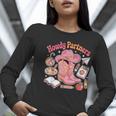 Retro Howdy Partners Cowgirl Cowboy Teacher Back To School Women Long Sleeve T-Shirt, funny gift Retro Howdy Partners Cowgirl Cowboy Teacher Back To School Women Long Sleeve T-Shirt, funny gift