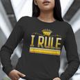 I Rule Math Ruler Mathematics Pun Math Teacher Men Women Girls Kids Women Long Sleeve T-Shirt, funny gift I Rule Math Ruler Mathematics Pun Math Teacher Men Women Girls Kids Women Long Sleeve T-Shirt, funny gift