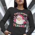 Santa Favorite Teacher Shirt Teacher Christmas Women Long Sleeve T-Shirt, funny gift Santa Favorite Teacher Shirt Teacher Christmas Women Long Sleeve T-Shirt, funny gift
