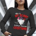 This Is My Scary Science Teacher Costume Ghost Halloween Women Long Sleeve T-Shirt, Science Teacher Shirts, funny gift This Is My Scary Science Teacher Costume Ghost Halloween Women Long Sleeve T-Shirt, Science Teacher Shirts, funny gift