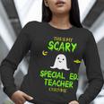 Scary Special Education Ed Teacher Costume Halloween Easy Women Long Sleeve T-Shirt, funny gift Scary Special Education Ed Teacher Costume Halloween Easy Women Long Sleeve T-Shirt, funny gift