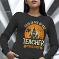 This Is My Scary Teacher Costume Halloween Women Long Sleeve T-Shirt, funny gift