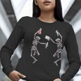 Science Teacher Dancing Skeleton Halloween Chemist Scientist Women Long Sleeve T-Shirt, Science Teacher Shirts, funny gift Science Teacher Dancing Skeleton Halloween Chemist Scientist Women Long Sleeve T-Shirt, Science Teacher Shirts, funny gift