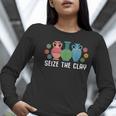 Seize The Clay Pottery Teacher Ceramics Potter Maker Women Long Sleeve T-Shirt, funny gift Seize The Clay Pottery Teacher Ceramics Potter Maker Women Long Sleeve T-Shirt, funny gift