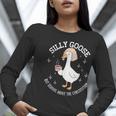 Silly Goose Constitution History Teacher Middle School Women Long Sleeve T-Shirt, History Teacher Shirts, funny gift