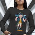 Six Seven 6 7 7 6 George Washington Teacher American Women Long Sleeve T-Shirt, funny gift
