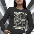 Skeleton Music Teacher I'Ll Wait Until It's Quiet Women Long Sleeve T-Shirt, funny gift Skeleton Music Teacher I'Ll Wait Until It's Quiet Women Long Sleeve T-Shirt, funny gift