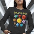 Solar System Cute Face Planets Space Science Teacher School Women Long Sleeve T-Shirt, Science Teacher Shirts, funny gift Solar System Cute Face Planets Space Science Teacher School Women Long Sleeve T-Shirt, Science Teacher Shirts, funny gift