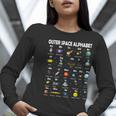 Space Alphabet Galaxy Astronaut Planets Student Teacher Women Long Sleeve T-Shirt, funny gift Space Alphabet Galaxy Astronaut Planets Student Teacher Women Long Sleeve T-Shirt, funny gift
