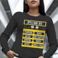 Spelling Bee Halloween Teachers Bee Spelling Competition Women Long Sleeve T-Shirt, funny gift