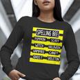 Spelling Bee Pun Halloween Costume For Teachers Women Long Sleeve T-Shirt, funny gift