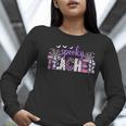 Spooky Teacher Halloween Costume Women Spooky Teacher Women Long Sleeve T-Shirt, funny gift