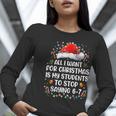 Stop Saying 6-7 Teacher Students 67 Christmas Meme 6 7 Women Long Sleeve T-Shirt, funny gift