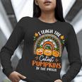 I Teach The Cutest Pumpkins In The Patch Teacher Halloween Women Long Sleeve T-Shirt, funny gift I Teach The Cutest Pumpkins In The Patch Teacher Halloween Women Long Sleeve T-Shirt, funny gift