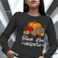 Teach Love Inspire Autumn Fall Plaid Leopard Pumpkin Teacher For Men Women Kids Women Long Sleeve T-Shirt, funny gift Teach Love Inspire Autumn Fall Plaid Leopard Pumpkin Teacher For Men Women Kids Women Long Sleeve T-Shirt, funny gift