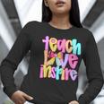 Teach Love Inspire Preppy Back To School Teacher Women Women Long Sleeve T-Shirt, funny gift Teach Love Inspire Preppy Back To School Teacher Women Women Long Sleeve T-Shirt, funny gift