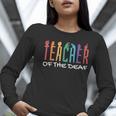 Teacher Of The Deaf ASL Teacher & Deaf Awareness Women Long Sleeve T-Shirt, funny gift