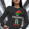 The Teacher Elf Family Matching Group Idea Christmas Women Long Sleeve T-Shirt, funny gift The Teacher Elf Family Matching Group Idea Christmas Women Long Sleeve T-Shirt, funny gift