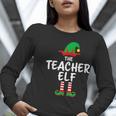 The Teacher Elf Matching Family Christmas Women Long Sleeve T-Shirt, funny gift