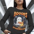 Teacher Halloween Ghost Reading Book Animal Boooks Are Women Long Sleeve T-Shirt, funny gift Teacher Halloween Ghost Reading Book Animal Boooks Are Women Long Sleeve T-Shirt, funny gift