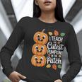 Teacher Halloween Tshirts I Teach The Cutest Pumpkins Women Long Sleeve T-Shirt, funny gift