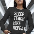Teacher Hiking Shirt Teaching Hiker T Shirt Women Long Sleeve T-Shirt, funny gift Teacher Hiking Shirt Teaching Hiker T Shirt Women Long Sleeve T-Shirt, funny gift