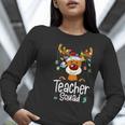 Teacher Squad Red Plaid Rudolph Reindeer Christmas Women Long Sleeve T-Shirt, funny gift Teacher Squad Red Plaid Rudolph Reindeer Christmas Women Long Sleeve T-Shirt, funny gift