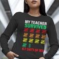 My Teacher Survived 67 Days Of Me School Kids Costume Women Long Sleeve T-Shirt, funny gift My Teacher Survived 67 Days Of Me School Kids Costume Women Long Sleeve T-Shirt, funny gift