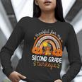 Teacher Thanksgiving Thankful For My Second Grade Turkeys Women Long Sleeve T-Shirt, funny gift Teacher Thanksgiving Thankful For My Second Grade Turkeys Women Long Sleeve T-Shirt, funny gift