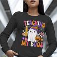 Teaching My Boos Ghost Teacher Cute Pencil Halloween Teacher Women Long Sleeve T-Shirt, funny gift Teaching My Boos Ghost Teacher Cute Pencil Halloween Teacher Women Long Sleeve T-Shirt, funny gift
