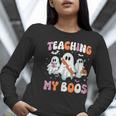Teaching My Boos Teacher Cute Ghost Teacher Halloween Women Long Sleeve T-Shirt, funny gift Teaching My Boos Teacher Cute Ghost Teacher Halloween Women Long Sleeve T-Shirt, funny gift