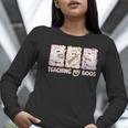 Teaching Is My Boos Teacher Ghost Halloween Women Girls Women Long Sleeve T-Shirt, funny gift Teaching Is My Boos Teacher Ghost Halloween Women Girls Women Long Sleeve T-Shirt, funny gift