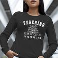 Teaching Tiny Disciples Christian Bible Verse Teacher Women Long Sleeve T-Shirt, funny gift Teaching Tiny Disciples Christian Bible Verse Teacher Women Long Sleeve T-Shirt, funny gift