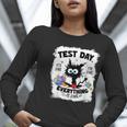 Test Day Stressed Cat Teacher Student Kids Testing Day Women Long Sleeve T-Shirt, funny gift Test Day Stressed Cat Teacher Student Kids Testing Day Women Long Sleeve T-Shirt, funny gift