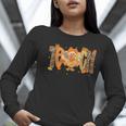 Thanksgiving Turkey Teach Thankful Teacher Girly Bow Women Women Long Sleeve T-Shirt, funny gift Thanksgiving Turkey Teach Thankful Teacher Girly Bow Women Women Long Sleeve T-Shirt, funny gift