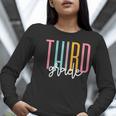Third Grade Girls Boys Teacher Team 3rd Grade Squad Women Long Sleeve T-Shirt, funny gift Third Grade Girls Boys Teacher Team 3rd Grade Squad Women Long Sleeve T-Shirt, funny gift