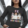 TK Boo Crew Retro Groovy Halloween Floral Ghost TK Teacher Women Long Sleeve T-Shirt, Groovy Teacher Shirts, funny gift TK Boo Crew Retro Groovy Halloween Floral Ghost TK Teacher Women Long Sleeve T-Shirt, Groovy Teacher Shirts, funny gift