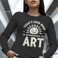 Today’s Good Mood Is Sponsored By Art Teacher Sun Tee Women Long Sleeve T-Shirt, funny gift Today’s Good Mood Is Sponsored By Art Teacher Sun Tee Women Long Sleeve T-Shirt, funny gift