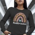 Toddler Teacher Rainbow Leopard Infant Teacher Men Women Women Long Sleeve T-Shirt, funny gift