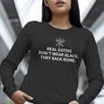 History Teacher Real Goths Sack Rome Women Long Sleeve T-Shirt, History Teacher Shirts, funny gift