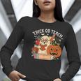 Trick Or Teach Retro Halloween Teacher Women Men Costume Women Long Sleeve T-Shirt, funny gift Trick Or Teach Retro Halloween Teacher Women Men Costume Women Long Sleeve T-Shirt, funny gift