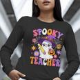 Trick Or Teach Spooky Teacher Ghost Halloween Teacher Women Long Sleeve T-Shirt, funny gift Trick Or Teach Spooky Teacher Ghost Halloween Teacher Women Long Sleeve T-Shirt, funny gift
