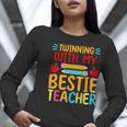 Twinning With My Bestie Teacher Boy Spirit Week Twin Day Women Long Sleeve T-Shirt, funny gift Twinning With My Bestie Teacher Boy Spirit Week Twin Day Women Long Sleeve T-Shirt, funny gift
